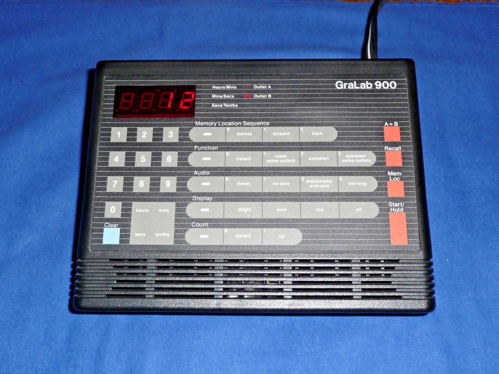 GraLab 900 Programmable Electronic Darkroom Timer - Powers On Func Buttons Work