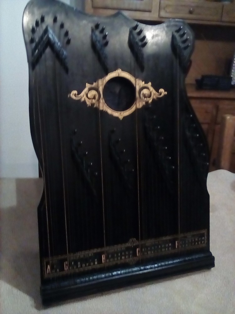 ANTIQUE TABLE HARP