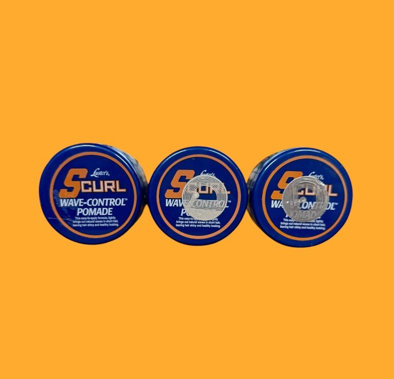 Lusters S-Curl Wave Control Pomade 3 Ounce (88ml) (3 Pack)