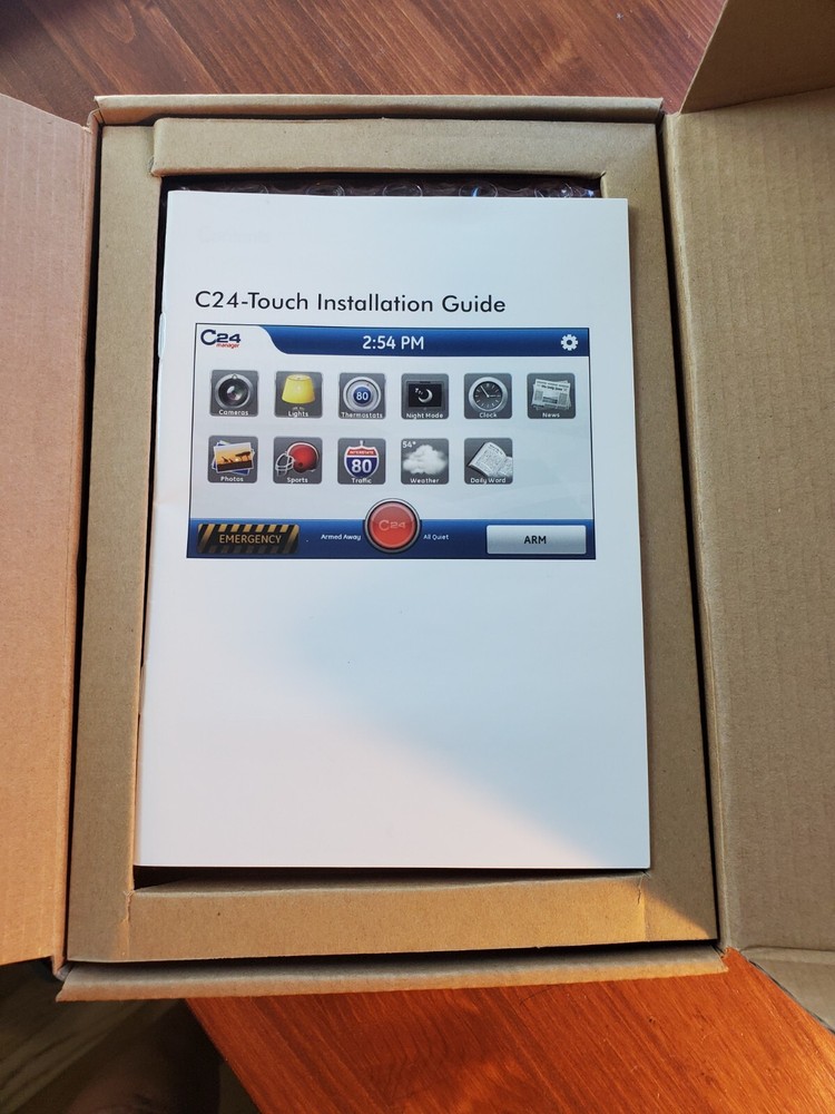 C24-touch DSC touch screen alarm keypad