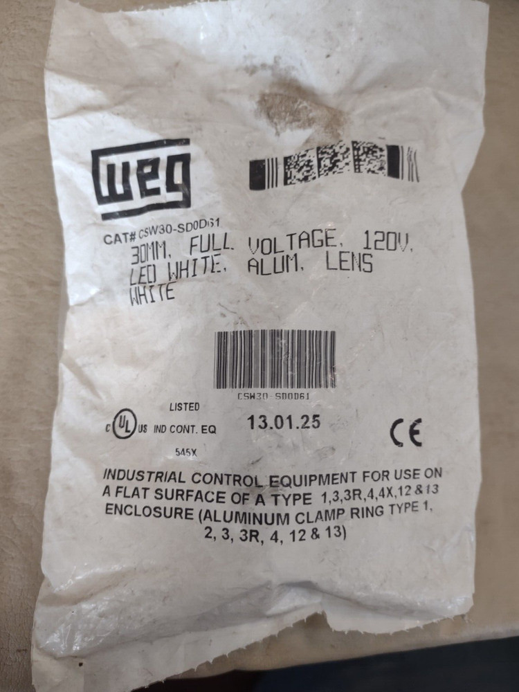 CSW30-SD0D61, 30mm Pilot Light - White