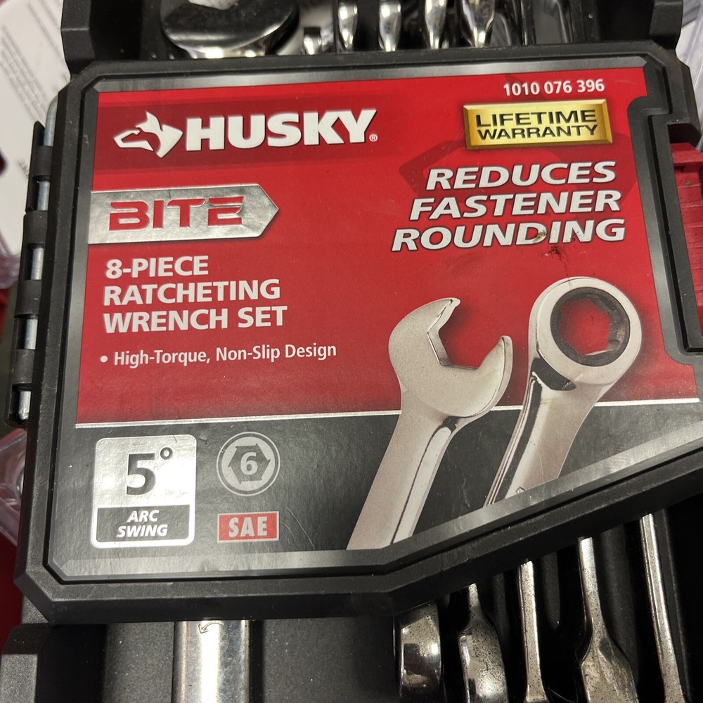 BITE Metric Ratcheting Wrench Set (8-Piece)