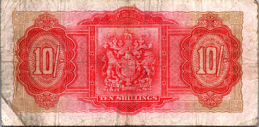 Bermuda 10 Shillings 1937 Pick # 19