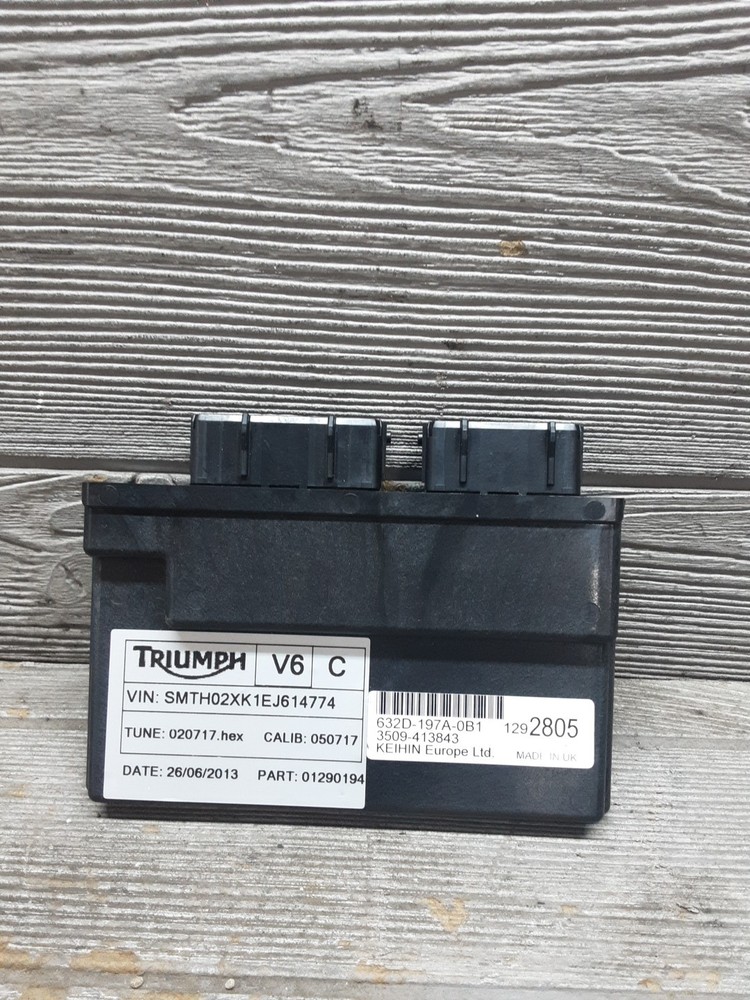 2015 Triumph Trophy SE ECU Computer Controller Unit Black Box 1290194