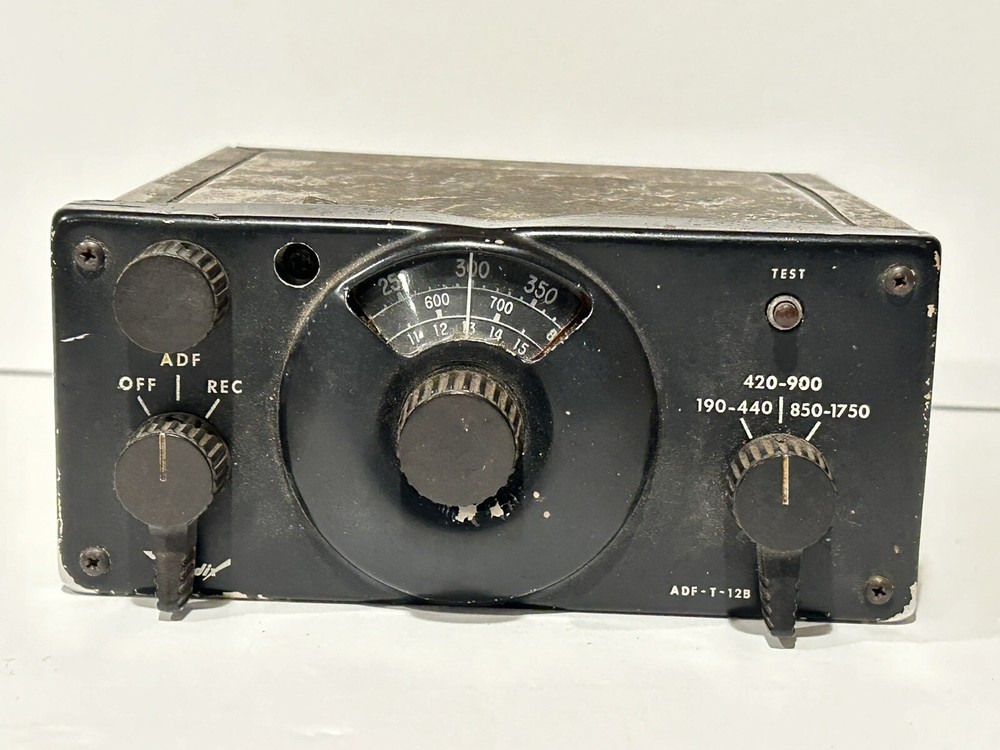 BENDIX CORP ADF-T-12B RECEIVER MODEL 201 (A1) Untested