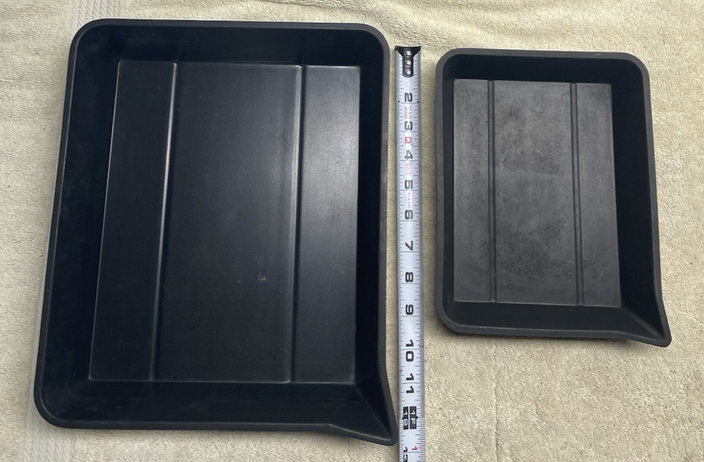 Vintage Ace Hard Rubber Developing Trays