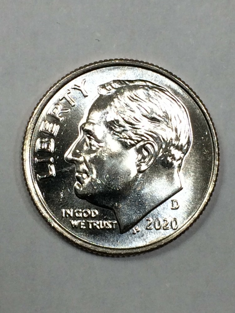 2020 D Roosevelt Dime - Brilliant Uncirculated