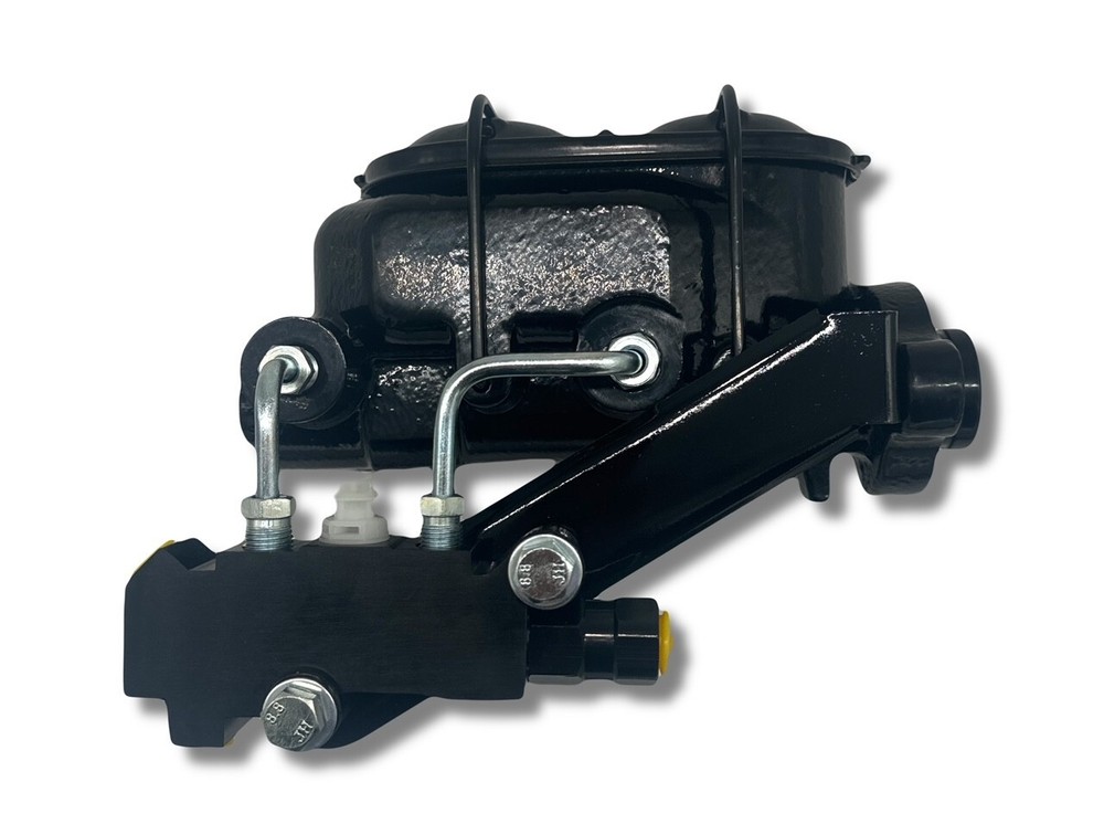 GM Master Cylinder with Disc/Disc Proportioning Black 1 1/8" Bore
