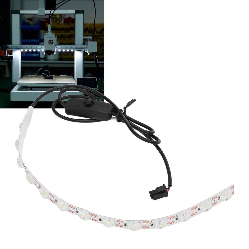 Super Bright 3D Printer LED Light Strip For A1 Easy To Use