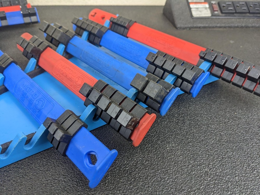 Matco Tools Plastic Socket Rail Organizers Lot