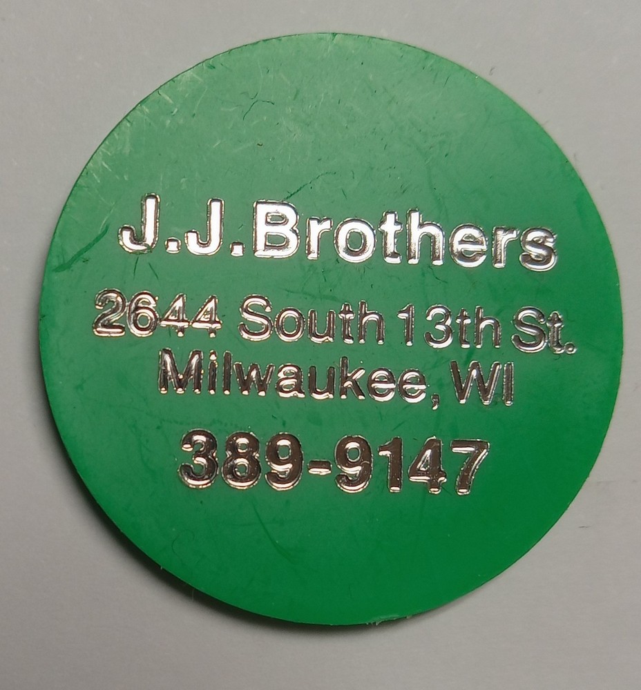 Plastic Trade Token Milwaukee Wisconsin