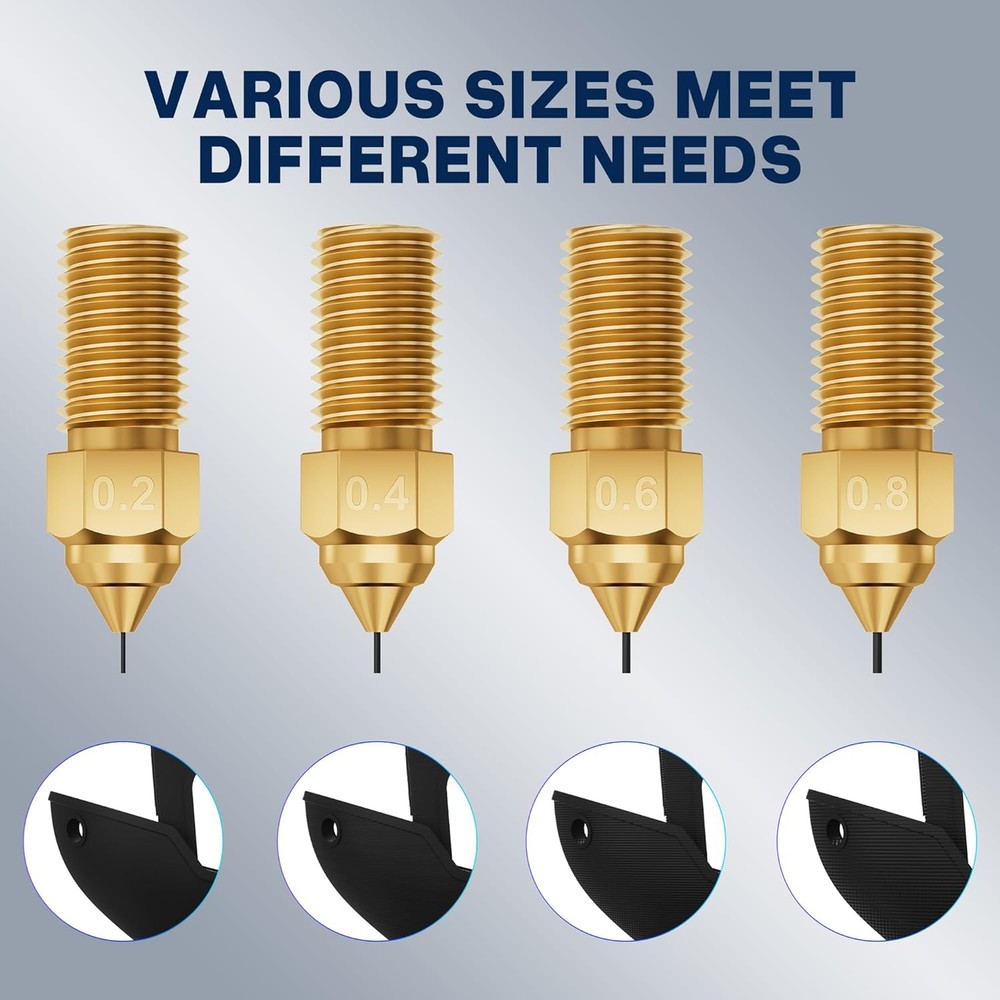 Wear-Resistant Brass Nozzle Kit