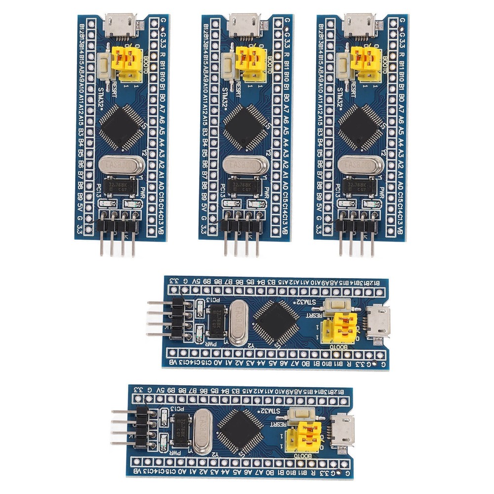 5PCS STM32F103C8T6 Minimum System Development Board Mirco USB 40 Pin Core