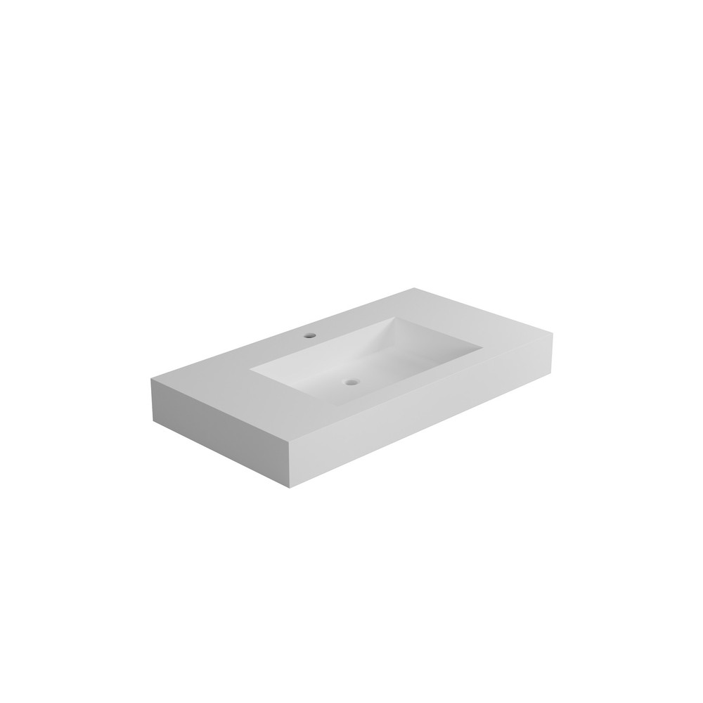 35"Solid surface Basin