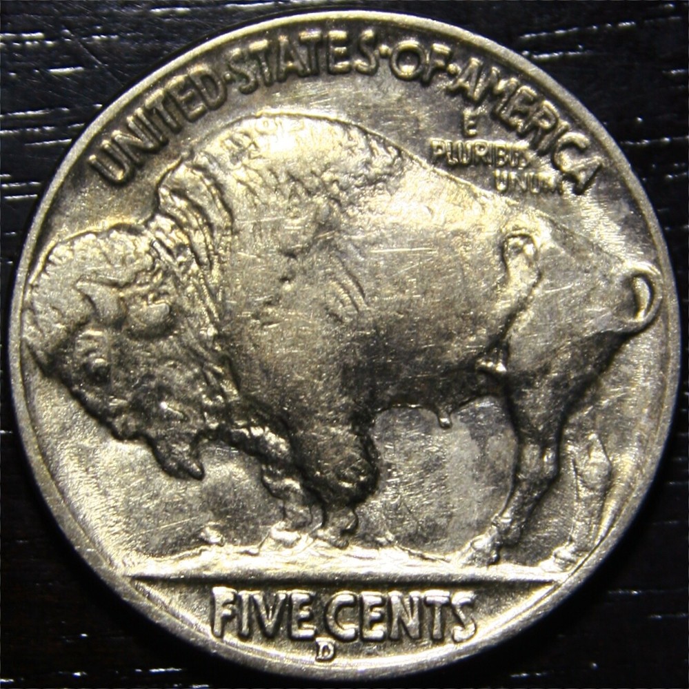 1937 D Buffalo Nickel 5c