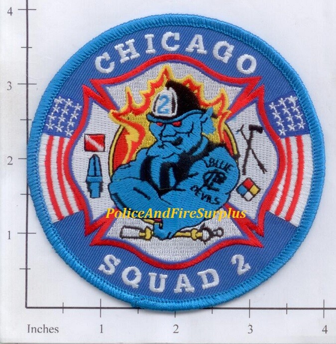 Illinois - Chicago Squad 2 IL Fire Dept Patch - Genie