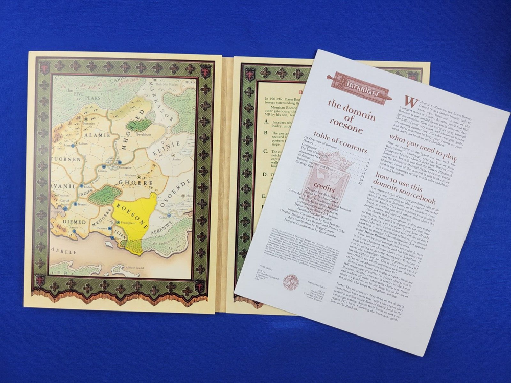 AD&D Player's Secrets of Roesone - Birthright
