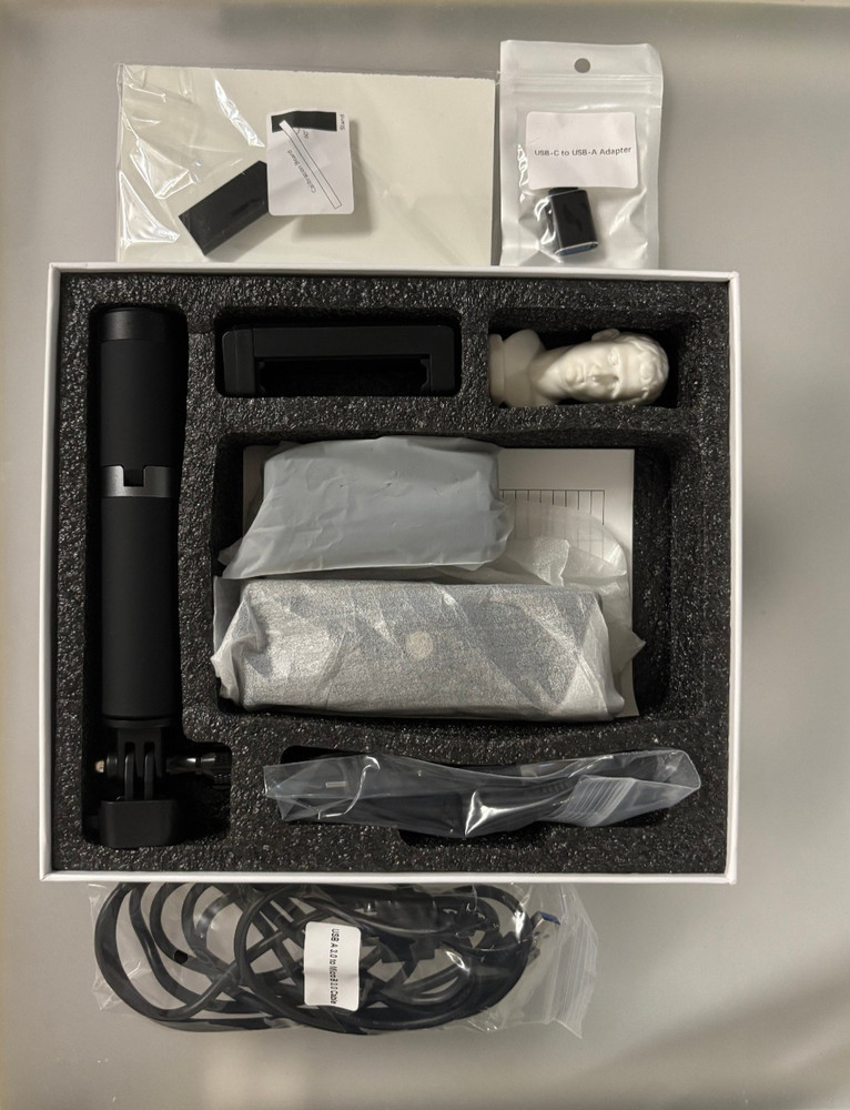 Revopoint MINI 3D Scanner with Rotary Base + Dual-Axis Turntable II