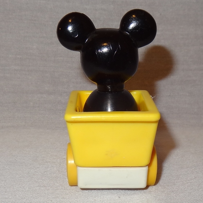 Mickey Mouse Disney Train Engineer Toy 2" Yellow Illco