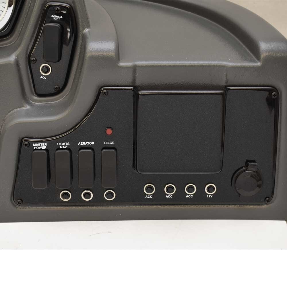 Crestliner Boat Dash Console Panel 2252844 | 2017 Kodiak 1800 SC Gray