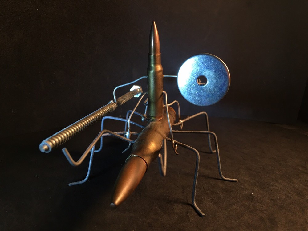 Trench Art .50 BMG Statue Sculpture