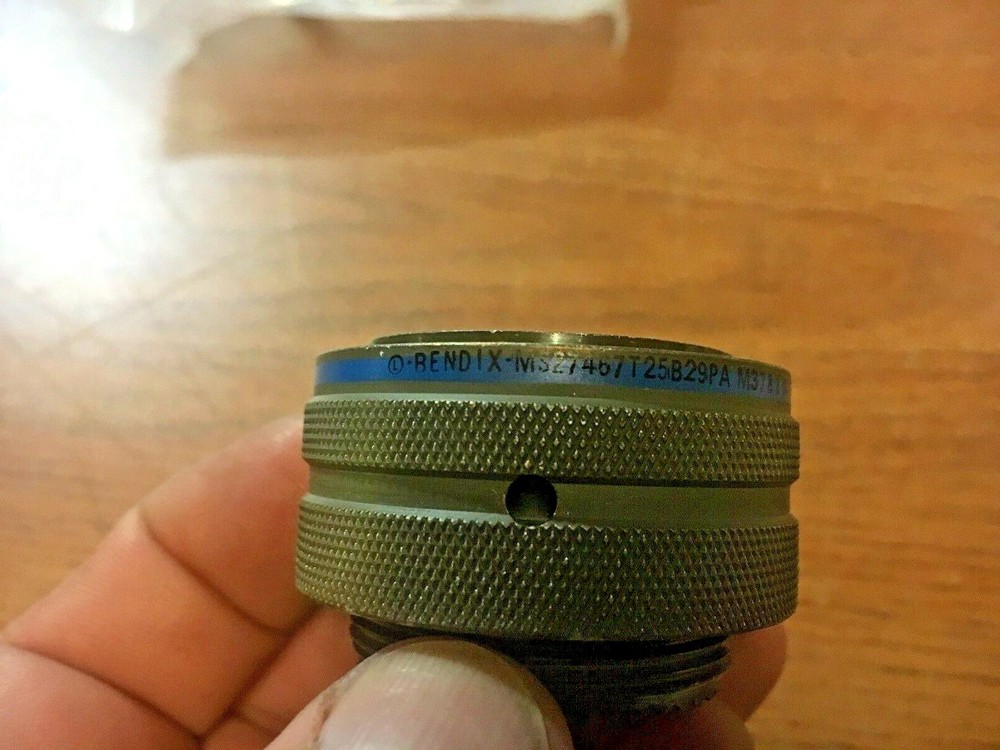 MS27467T25B29PA ELECTRICAL CONNECTOR BENDIX & ITT CANNON DATE CODE 11/89
