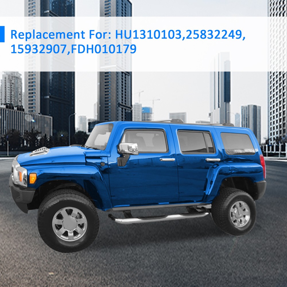 For Hummer H3 2006-2010 Chrome Door Handle Assembly 5 pcs Set