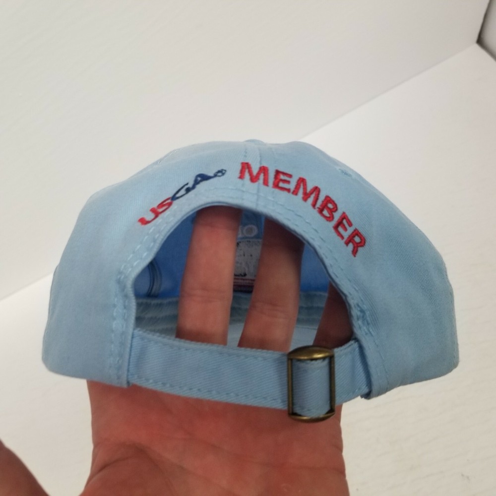 2019 U.S. Open USGA Pebble Beach Strapback Adjustable Light Blue Hat