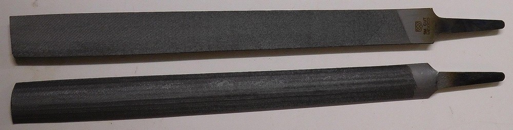 OEM WF&K 13068 8" Half Round American Pattern Smooth File 2pcs.