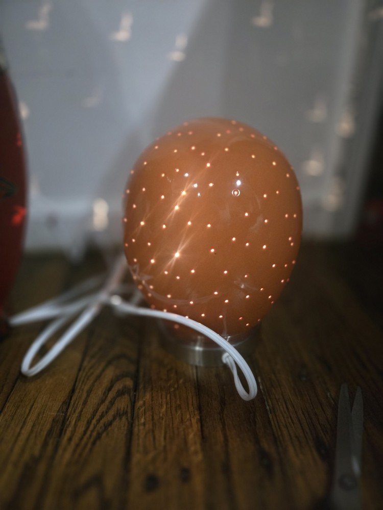 J Schatz Accents Star Egg Night Light Orange Tested Working