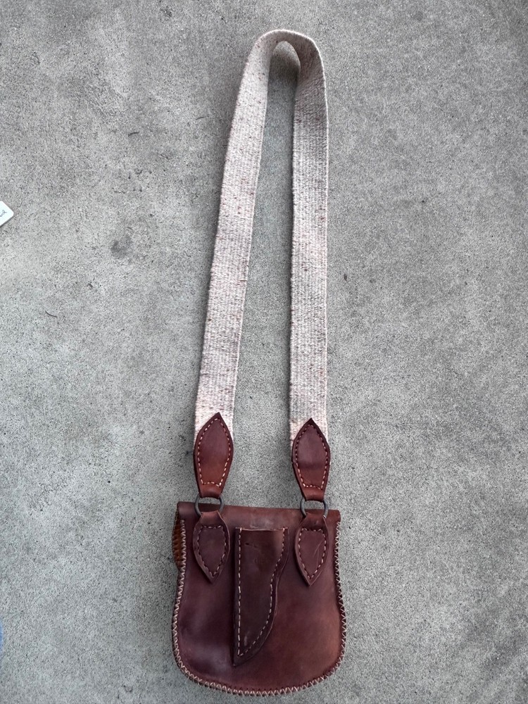 Vintage LEATHER MUZZLELOADER POSSIBLES POUCH BAG