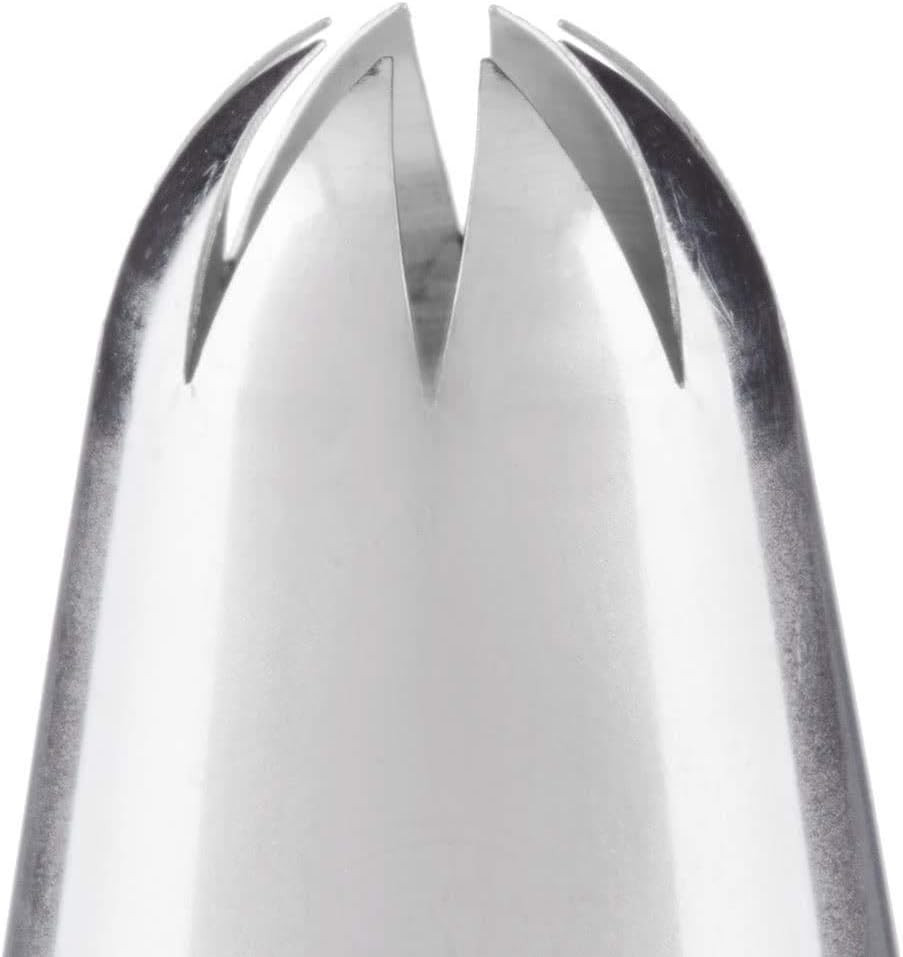 #856 Deep Closed Star Pastry Tip - Stainless Steel