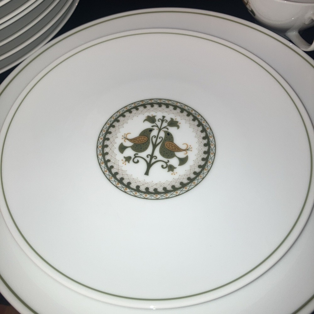 Noritake Hermitage 5 Piece Setting Dinner, Salad, Bread Plate Cup/saucer