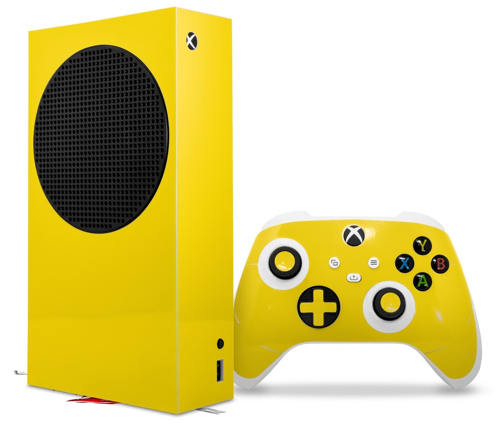 Skins XBOX Series S Console Controller Solids Collection Yellow