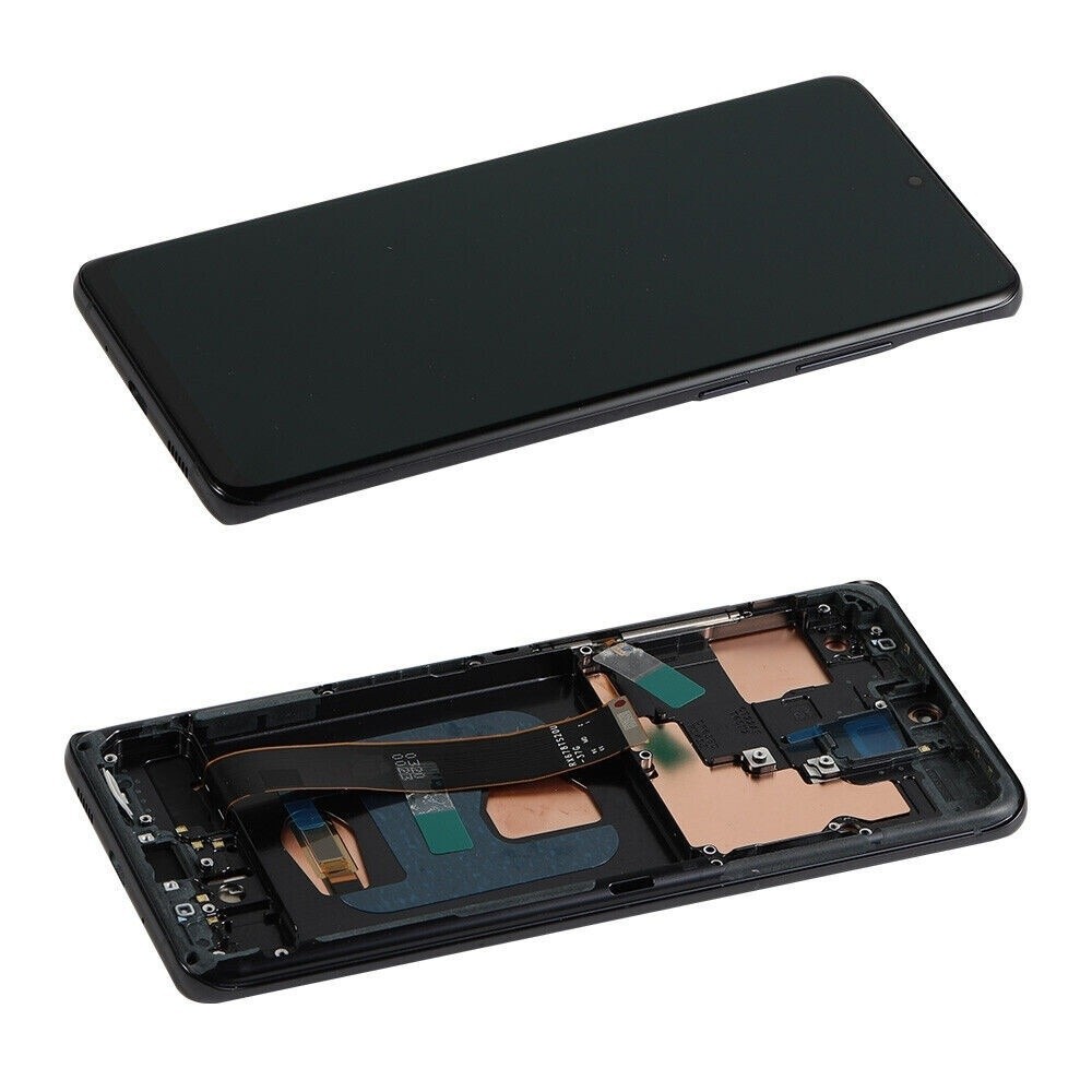 For Samsung Galaxy S20 Ultra LCD Display Touch Screen Digitizer Assembly Frame