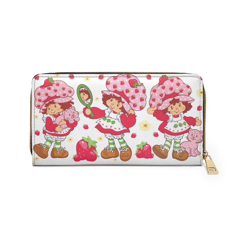 Strawberry Shortcake Zipper Wallet