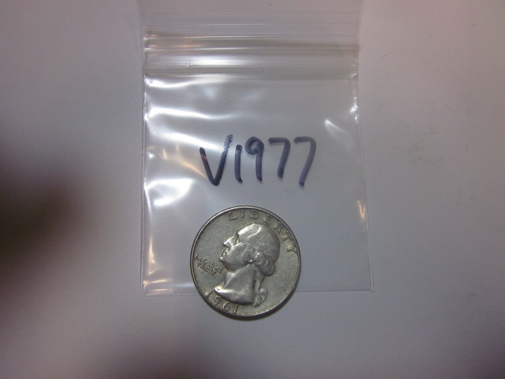 1961 D Washington Silver Quarter 90% Silver