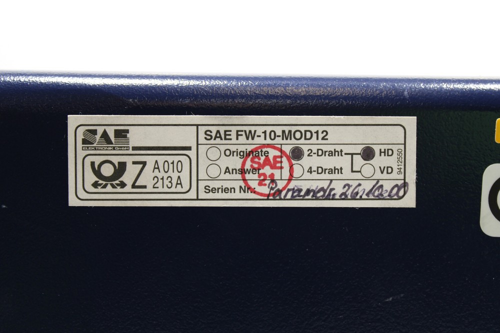 SAE FW-10-6 EVU with FW-10-MOD12