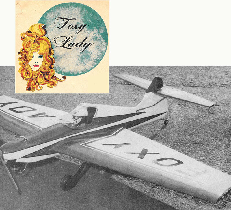 Model Airplane Plans (UC): Foxy Lady 29" 1/2A Stunt