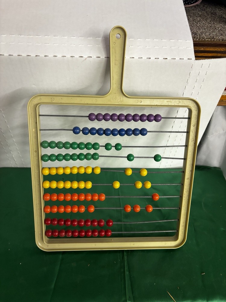 Vintage Ideal School Supply Computing Counting Abacus