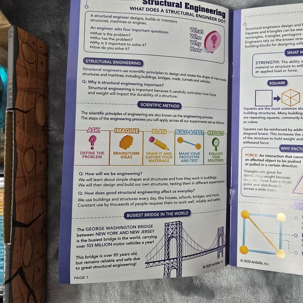 ARTSKILLS Epic Lab Make & Break Tester STEM Structural Engineering Kit New