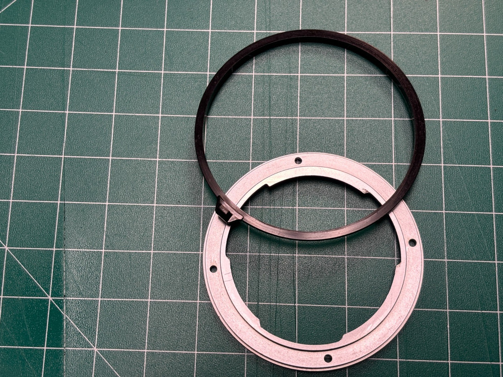 Minolta SRT 201 Camera Lens Flange and Timer Lever