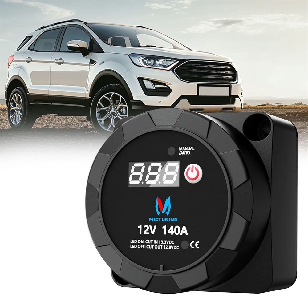 12V 140 Amp Smart Dual Battery Isolator Voltage Sensitive Relay (VSR) Pro