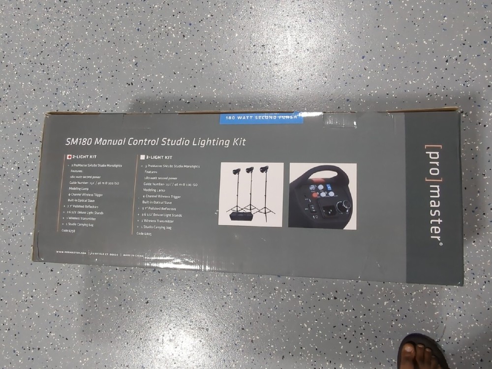 Promaster SM180 Manual Control Studio Lighting Kit - 2 Light