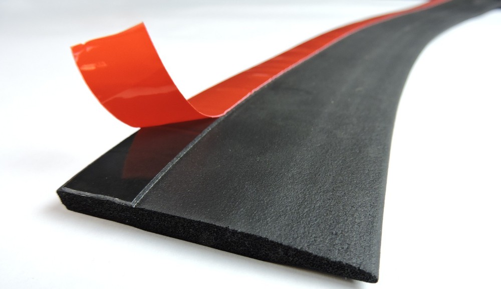 Self Adhesive Exterior RV Slide Out Wiper Seal 2.75" x .250 w/out Bulb Black