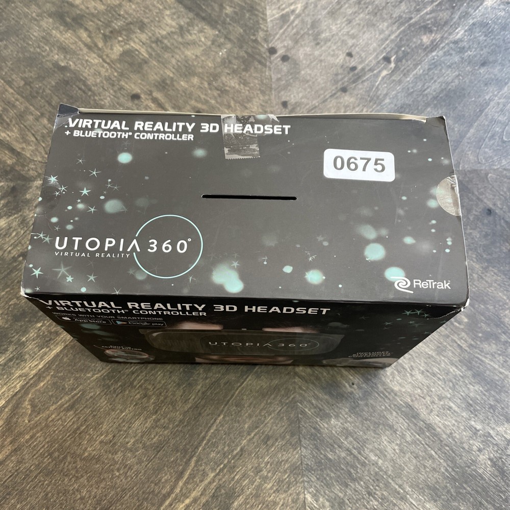 Emerge Tech EUVRC Utopia 360Degree Virtual Realty Headset with Bluetooth...