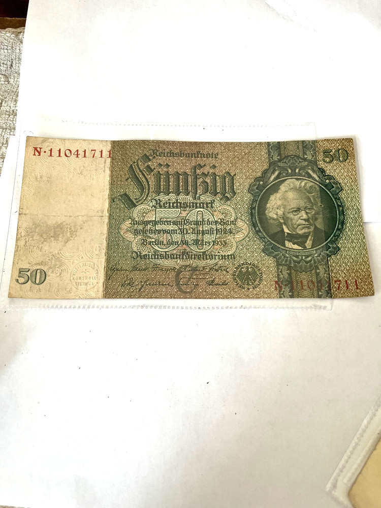 GERMAN BANK NOTES 1924 / 1923 / 1937 ( 3 Notes )