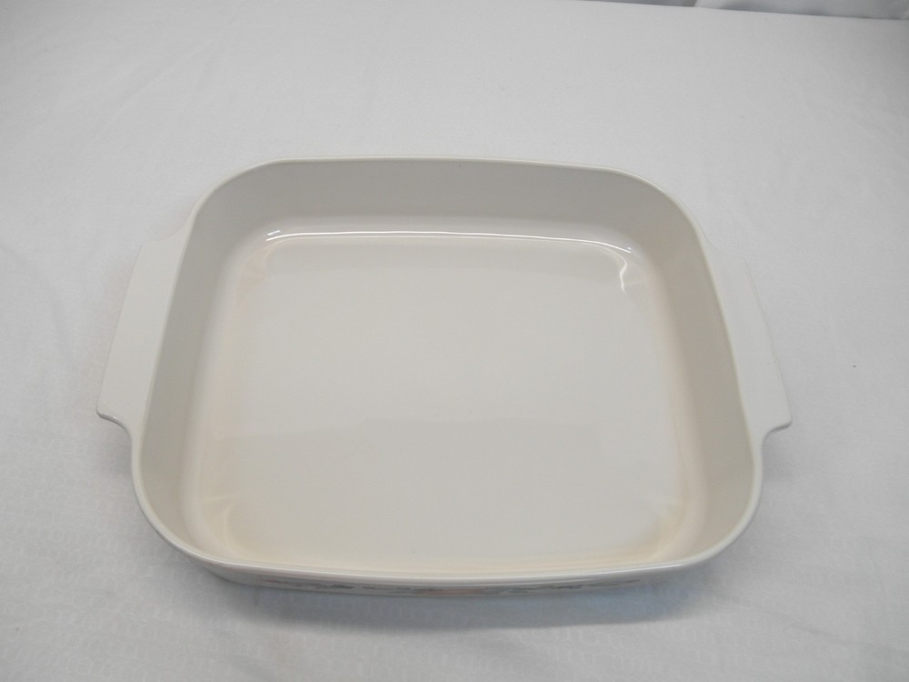 Corningware Abundance Rectangular Lasagna Baker Roast Dish Cream Color
