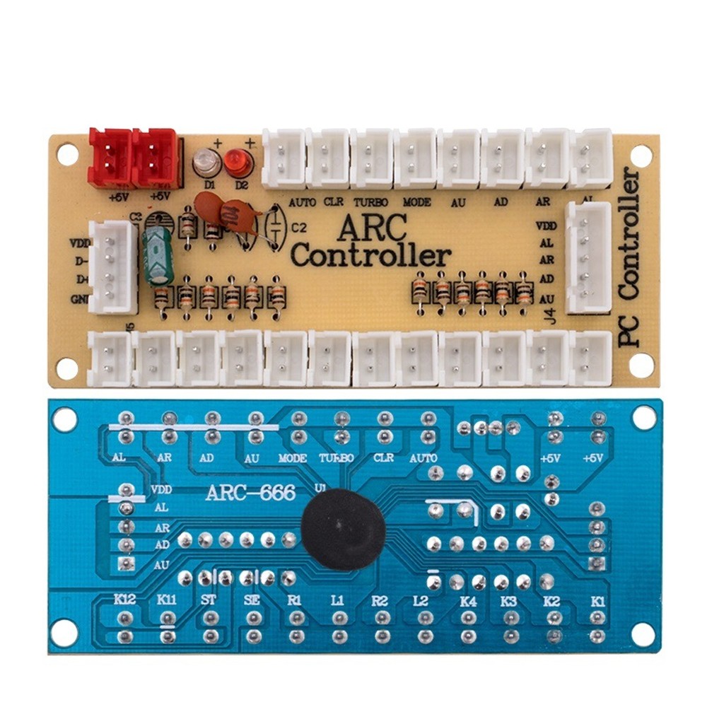 Zero Delay Arcade USB Encoder With USB Cable For Mame Jamma DIY PC Game 3 Sets