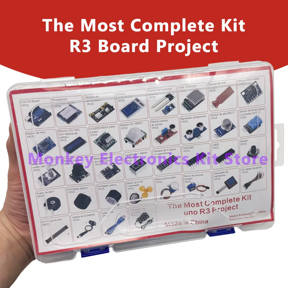 The Most Complete Learning Kit for Arduino Uno-R3 Board Programming Project DIY